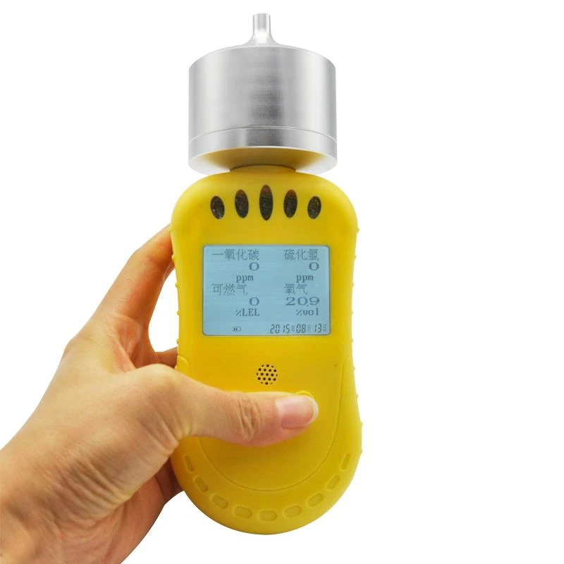 Industrie Sicherheit Safe Portable O2, H2S, EX, CO Pumpe Sauger Warnung Detec...
