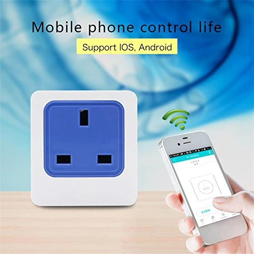 Wifi Smart Timing Steckdose, Wireless Outlet UK Steckdose Schalten Sie ein / ...