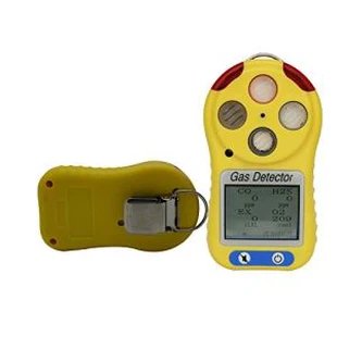 Tragbarer Gasalarm Hochempfindliches LCD-Display O2 H2S EX CO Gas warnalarmmelder
