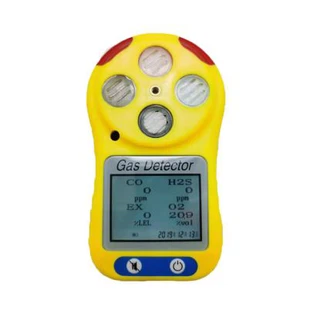 Tragbarer Gasdetektor CO / O2 / H2S / LEL, mehrfacher 4 Gase in 1 Detektor