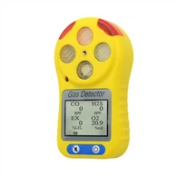 HuaFanQinLu Portable Gas Detektor für H2S, CO, O2 und Brennstoffe mit Alkaline-Batterien
